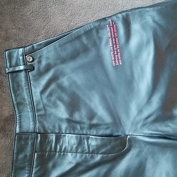 OFF-WHITE Leather Pants - Picture 5 of 6